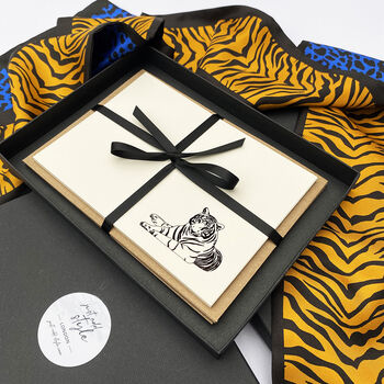 'Tiger Tastic' Correspondence Cards Set Of Eight, 3 of 5