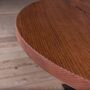 Clyde Oak Solid Wood Round Dining Table, thumbnail 4 of 4