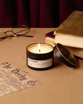Vintage Bookstore Candle | Pepper + Violet + Patchouli, 2 of 2