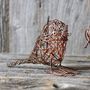 Set Of Two Copper Wire Robins Ltzaf061, thumbnail 3 of 11