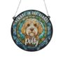 Cockapoo Apricot Memorial Suncatcher, thumbnail 2 of 6