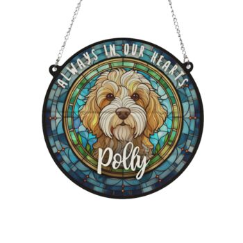 Cockapoo Apricot Memorial Suncatcher, 2 of 6