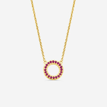 14ct Gold Eternity Necklaces, 5 of 6