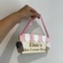 Personalised Wooden Ice Cream Shop Sign: Kids Pretend Play Cafe Accessory, thumbnail 6 of 7