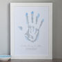 Personalised Daddy, Mummy And Child's Handprint Print, thumbnail 5 of 5