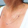 Tanzanite Dewdrop Necklace, thumbnail 1 of 5