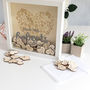 Personalised Wedding Guest Book Box Frame With Hearts, thumbnail 2 of 4