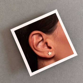 Friendship Star Sterling Silver Earrings, 8 of 10