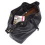 Personalised Black Leather Bucket Bag Handbag, thumbnail 5 of 9