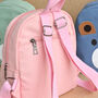 Personalised Kids Pink Teddy Backpack, thumbnail 2 of 4