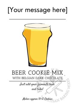 Personalised Beer Cookie Mix, 3 of 4
