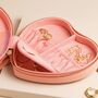 Personalised Name Heart Travel Jewellery Case, thumbnail 5 of 7