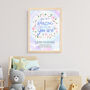 Personalised Amazing Floral Christening Print, thumbnail 10 of 12