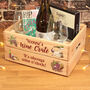 Personalised Red Wine Lover Gift Crate, thumbnail 1 of 2