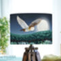 Barn Owl Lampshade – Nature Inspired Woodland Lighting, thumbnail 1 of 7