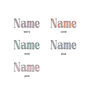 Baby Name Typography Card, Welcome To The World, thumbnail 5 of 6