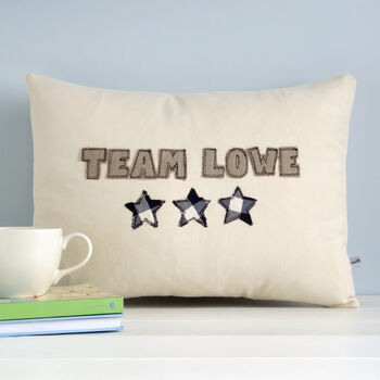 Personalised Star Name Cushion Gift For Him, Dad Or Grandad, 8 of 12