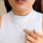 Sterling Silver Or Gold Peace Necklace, thumbnail 7 of 7