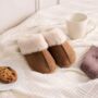 Luxury Faux Fur Women's Memory Foam Mule Slippers, thumbnail 1 of 12
