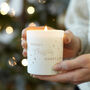 Christmas Gift For Her Personalised Winter Candle, thumbnail 1 of 11