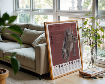 Stegosaurus | Dinosaur Art Print, 3 of 8