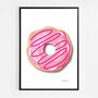Pink Doughnut Print, thumbnail 4 of 5