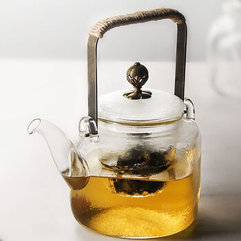 Square Glass Teapot, 3 of 6