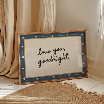 Love You Goodnight Print, 12 of 12
