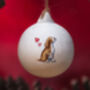 Cocker Spaniel Ceramic Round Bauble, thumbnail 4 of 10