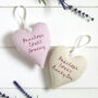 Personalised Mini Hanging Heart Gift For Her, thumbnail 1 of 12