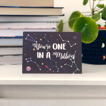 Valentines Romantic Card 'You're One In A Million', 2 of 4