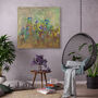 Love In Idleness Floral Painting Canvas Print, thumbnail 1 of 3