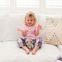 Personalised Kids Floral Letter Pyjamas, thumbnail 10 of 12