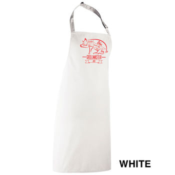 Personalised Pig 'Grill Master' Apron, 10 of 10