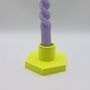 Neon Candle Holder Yellow, thumbnail 4 of 7