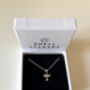 Sterling Silver Tiny Angel Pendant Necklace, thumbnail 7 of 8