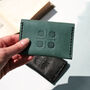 Personalised Leather Purse With Welsh Design Detail, thumbnail 3 of 6