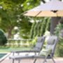 Folding Sun Lounger With Thick Mattress Cushion, thumbnail 4 of 11