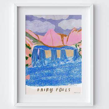 Fairy Pools, Isle Of Skye Landmark Travel Print, 2 of 2