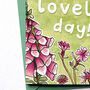 Pink Floral Birthday Or Anniversary Card, thumbnail 2 of 5