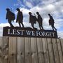 Lest We Forget Soldier Garden Ornament Decoration, thumbnail 3 of 5