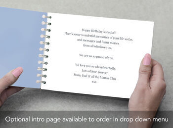 Personalised Boys 40th Birthday Guest Book, 4 of 7