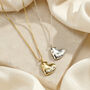 Personalised Chunky Heart Pendant Necklace, thumbnail 1 of 8