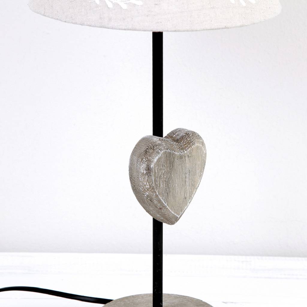 Country Heart Table Lamp By Dibor Notonthehighstreet Com Country Heart Table Lamp