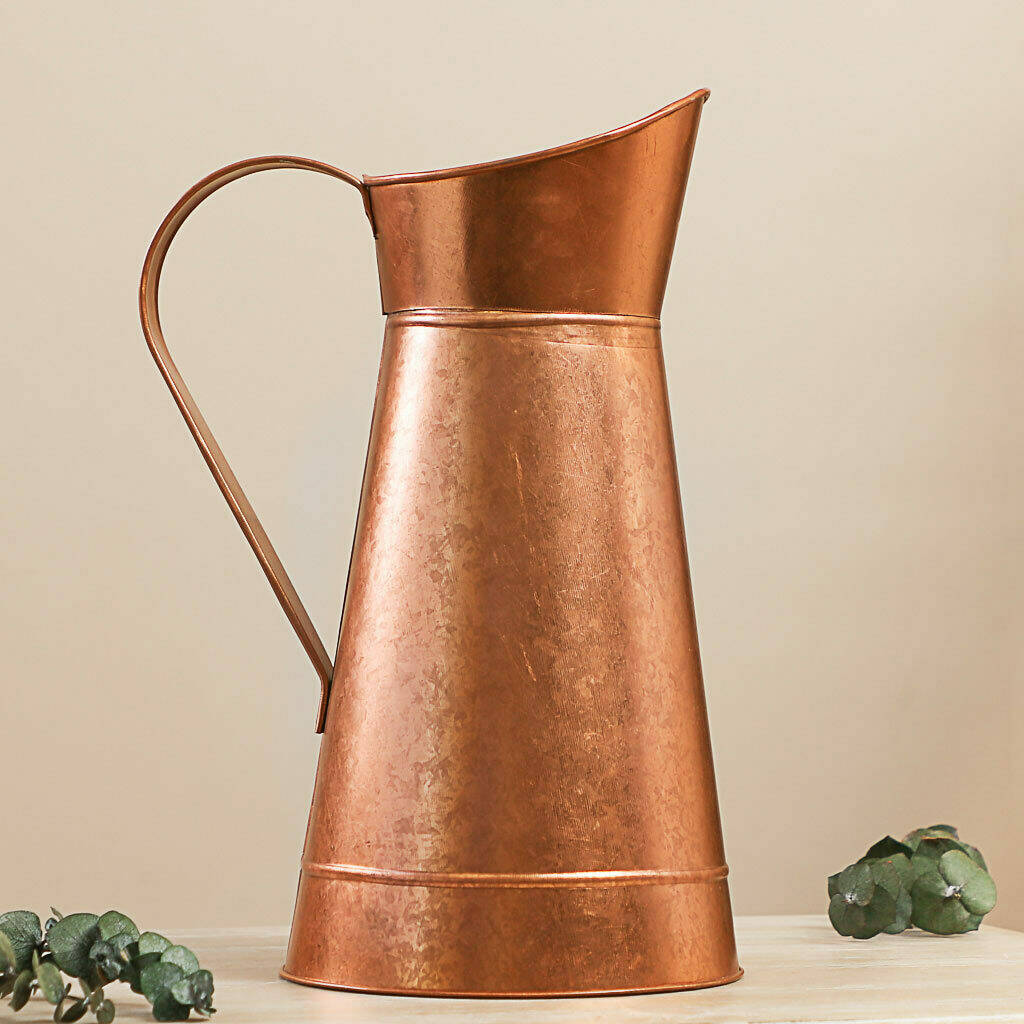 Contemporary Copper Pitcher Jug By Dibor