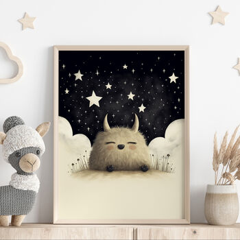 Unframed 'Dream Big Little One' Monsters Prints Gift, 2 of 3