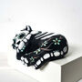 Day Of The Dead Tiger Cub Turquoise And Gold, thumbnail 3 of 6