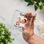 Happy Fathers Day Glass Photo Token, thumbnail 3 of 3
