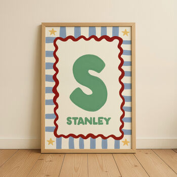 Personalised Name Nursery Print, 4 of 9