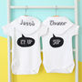 Ey Up, Personalised Baby Grow Or Set, thumbnail 3 of 12